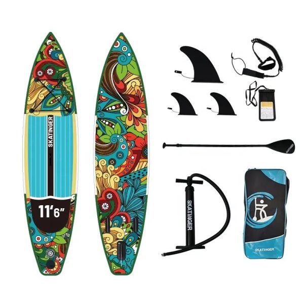 fishing on paddle board