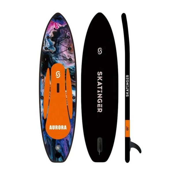 dog on paddle board