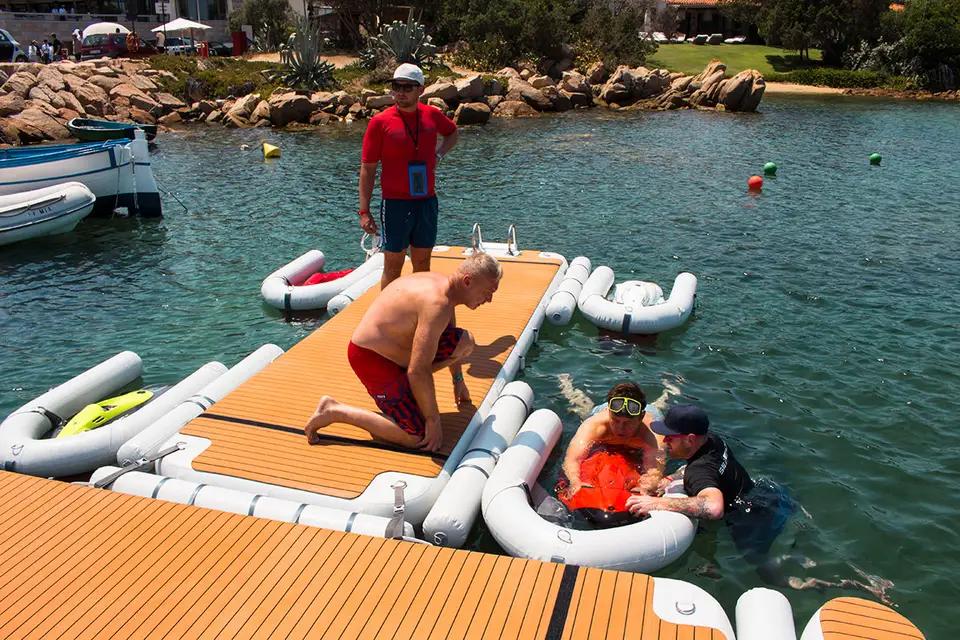 inflatable platform