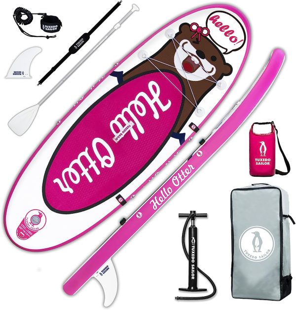 children paddle board