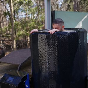 1 hp Inflatable Portable Ice Bath Electric Ice Tub for Muscle Recovery Outdoor