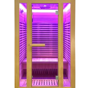 Far-infrared HeatingWooden Sauna Room For Two Person